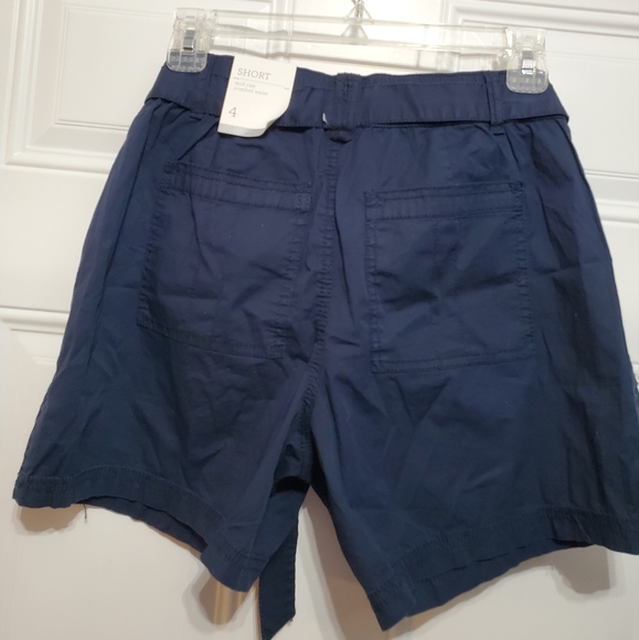 Style & Co Cotton Tie Waist Shorts size 4 - Picture 12 of 16